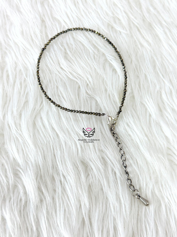 Pyrite Anklet