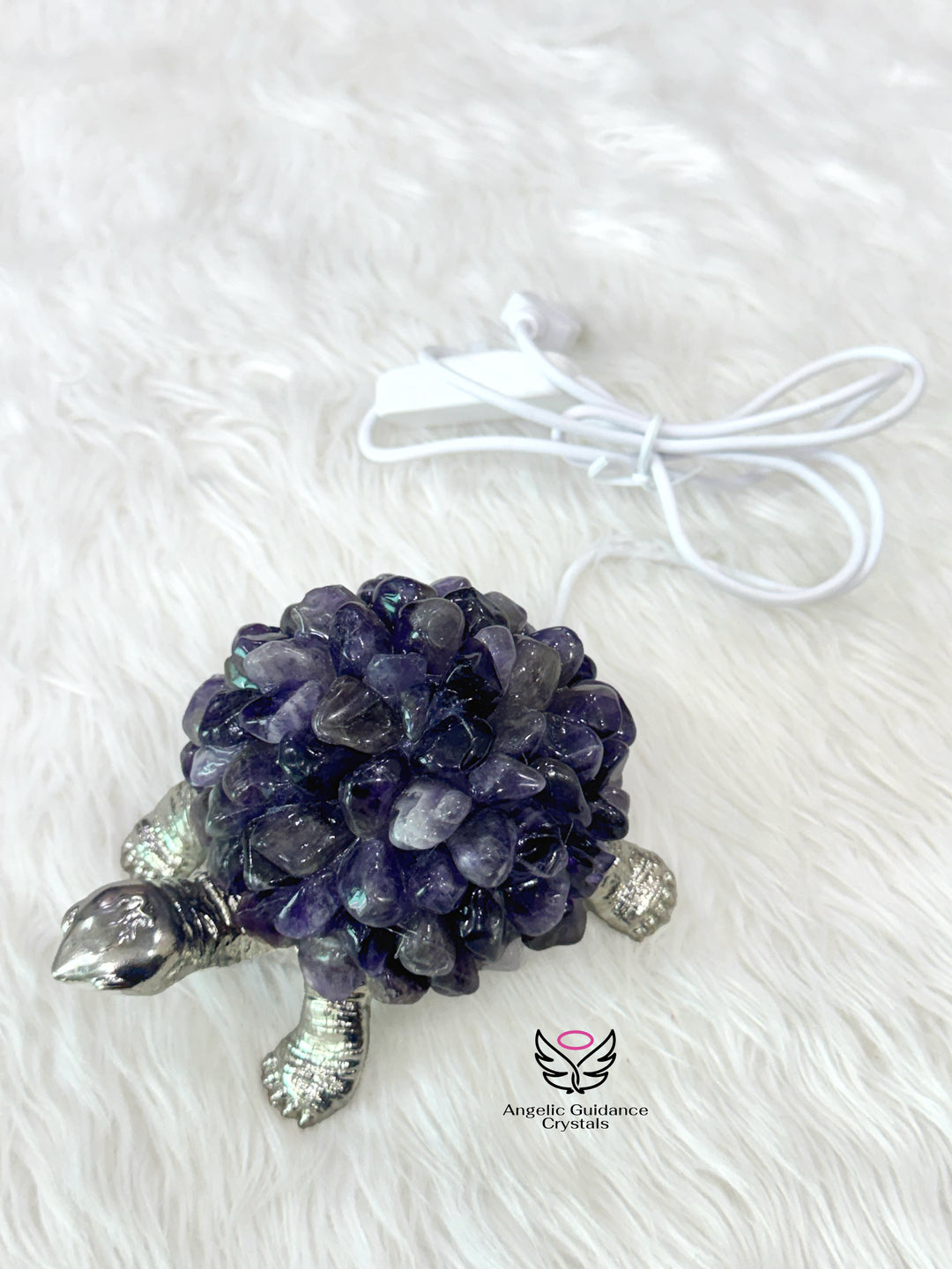 Amethyst Tortoise Lamp 2