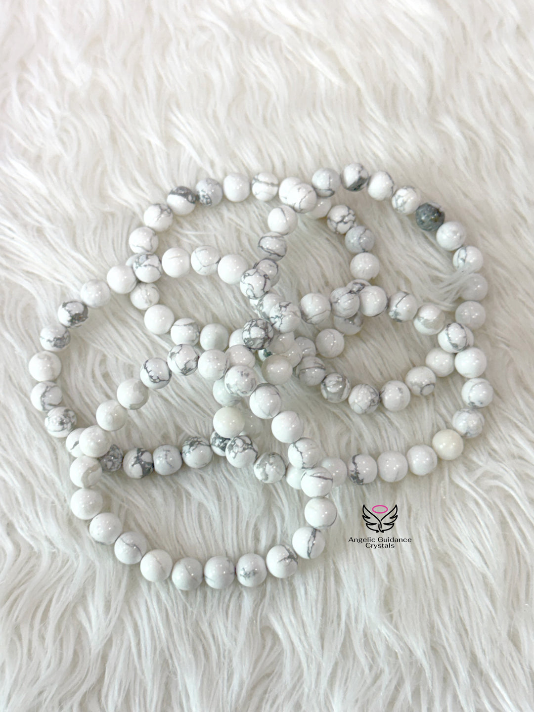 Howlite Bracelet 8mm