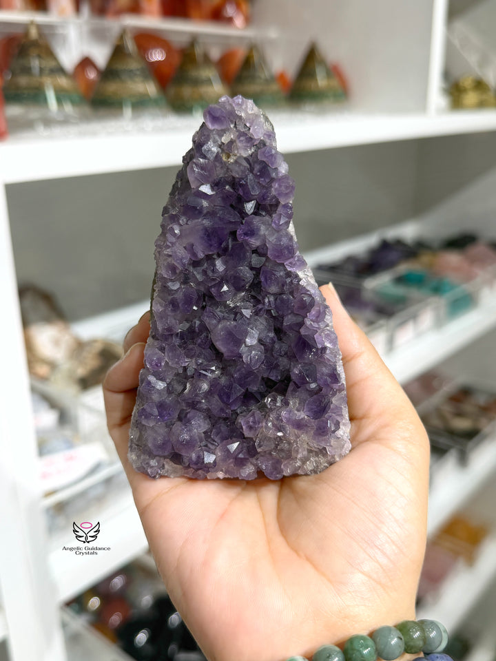 Amethyst Cluster Standing Medium AAA