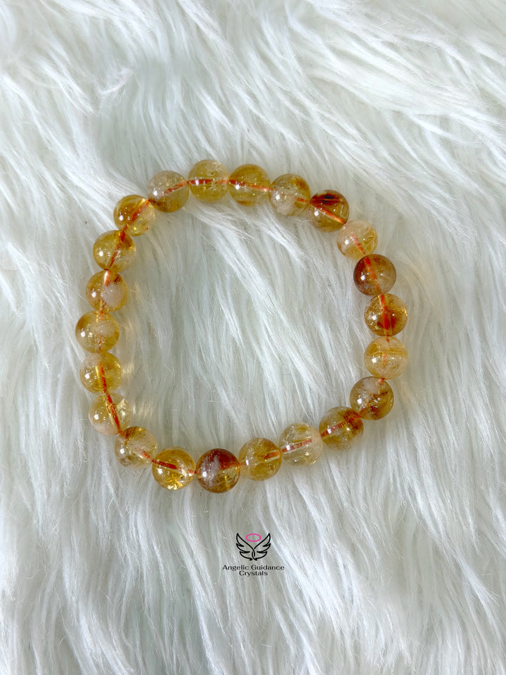 Citrine Bracelet AAA 8mm