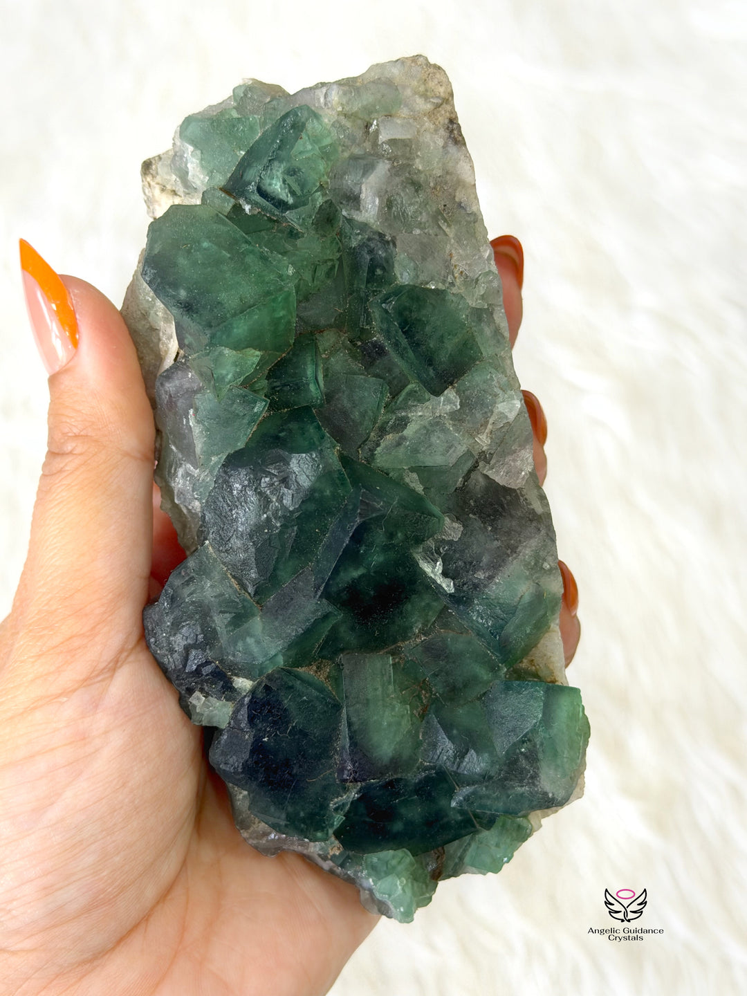 Green Fluorite Cubic Cluster 11