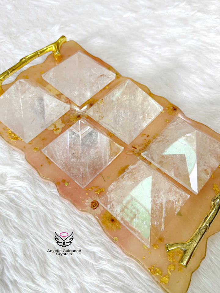 Clear Quartz Pyramid XL Size