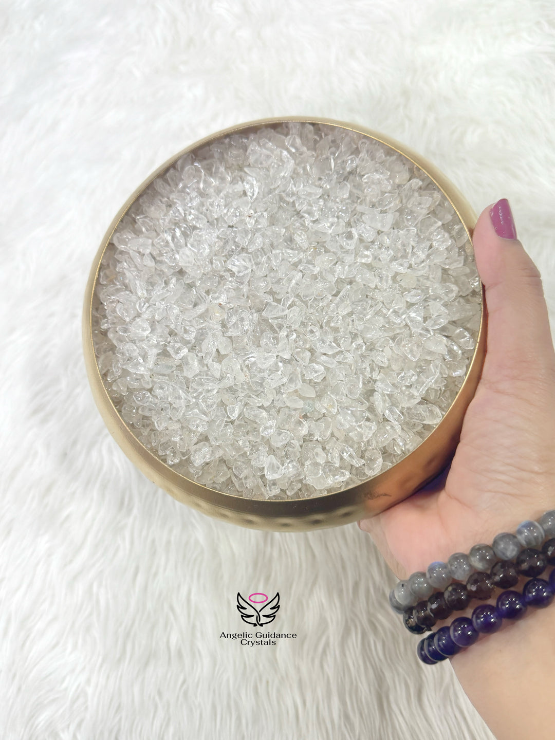 Clear Quartz Chips Aa