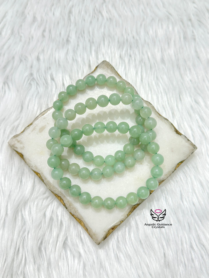 Green Aventurine Round Bracelet