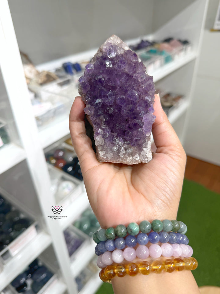 Amethyst Cluster Standing Medium AAA