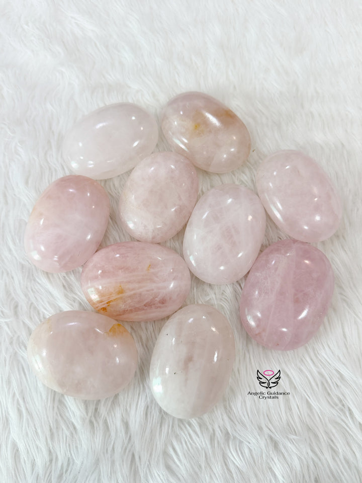 Rose Quartz PalmStone A