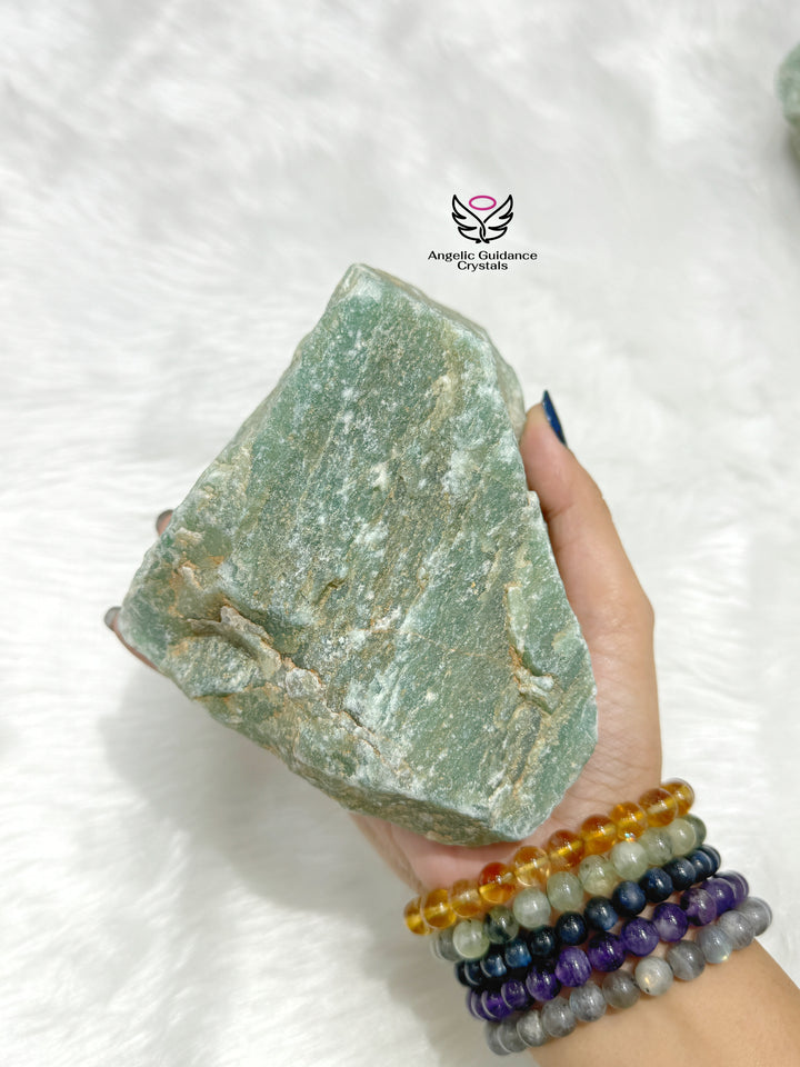 Green Aventurine Raw Stone XL Size