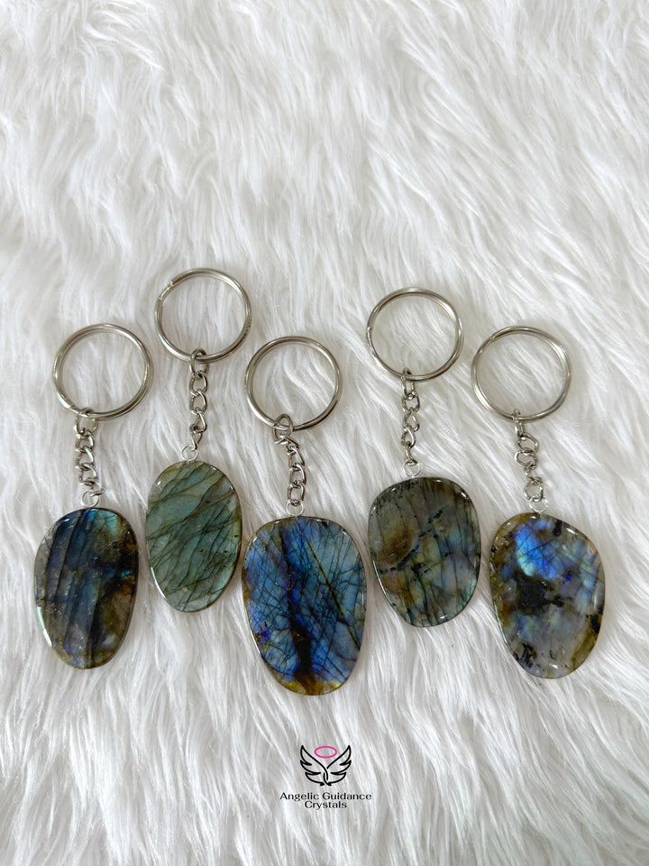 Labradorite Keychain