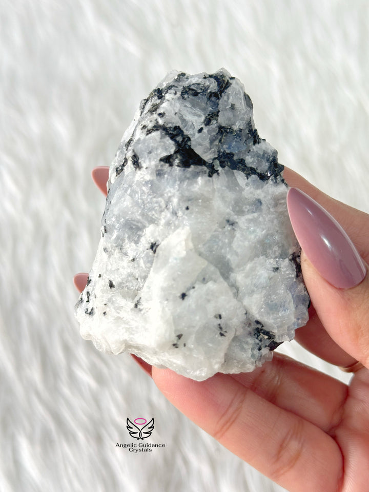 Rainbow Moonstone Raw stone Large 2