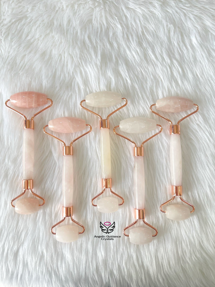 Rose Quartz Roller Rose Gold