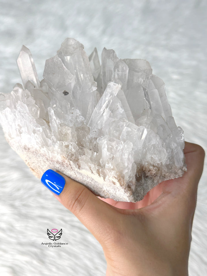 Clear Quartz Lemurian Cluster 14