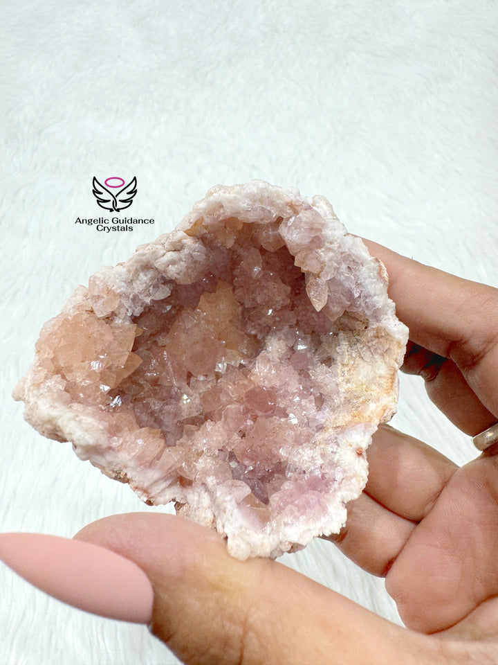 Pink Amethyst Cluster From Argentina