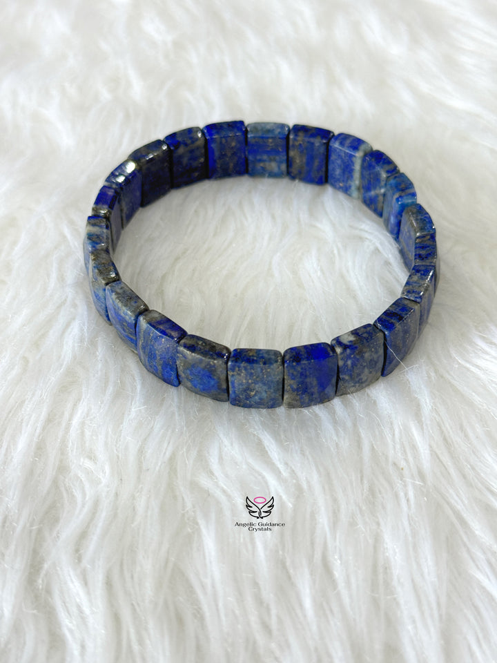 Lapis Lazuli Pyramid Bracelet