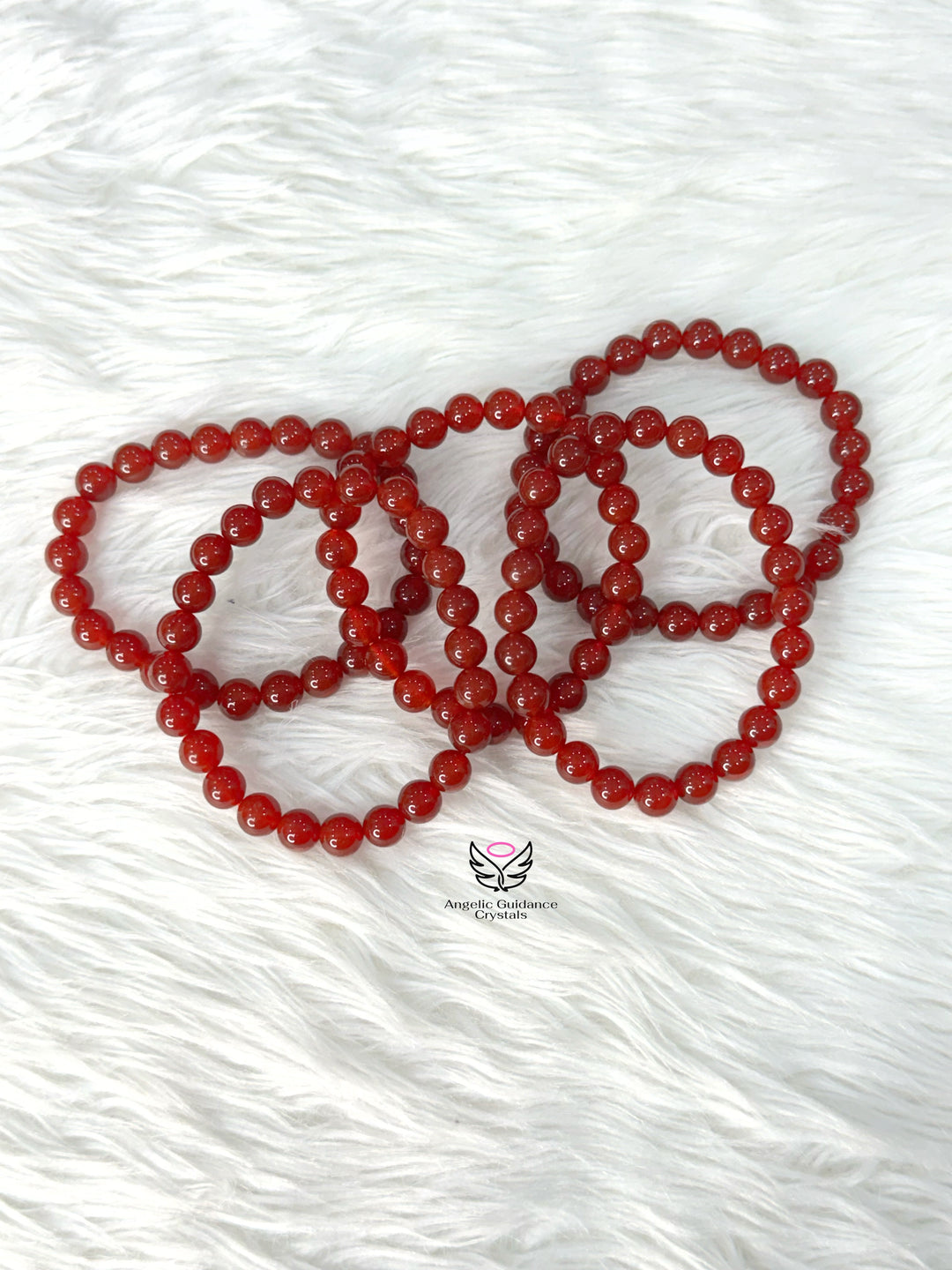 Carnelian Red Bracelet 8mm