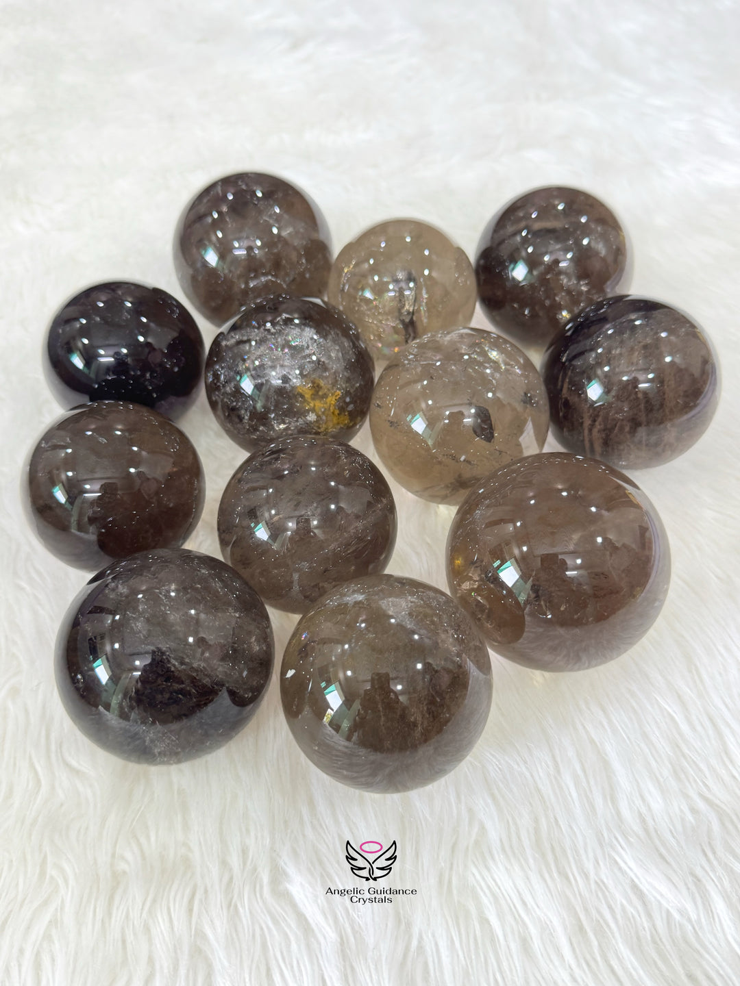 Smoky Quartz Sphere Large Aaa