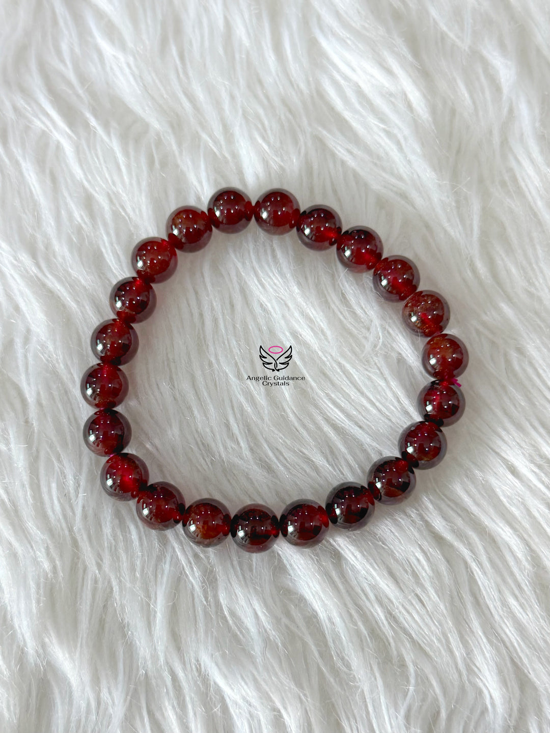 Hessonite Garnet Bracelet 8mm Aaa