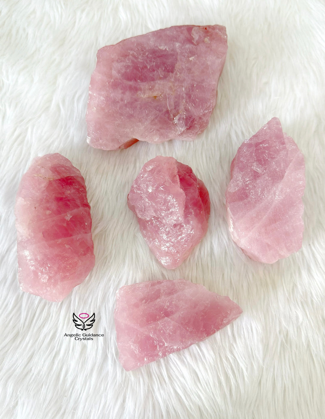 Rose Quartz Raw Stone Large AAA