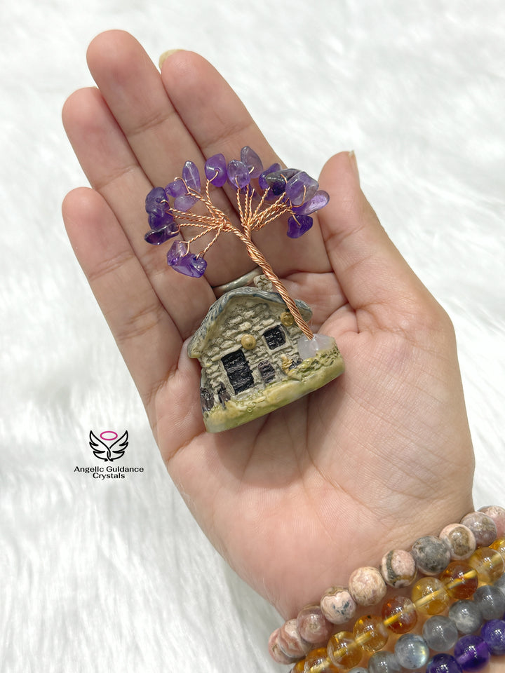 Amethyst Small House Tree