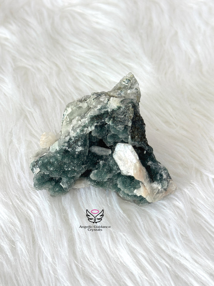 Chalcedony With Apophyllite Cluster