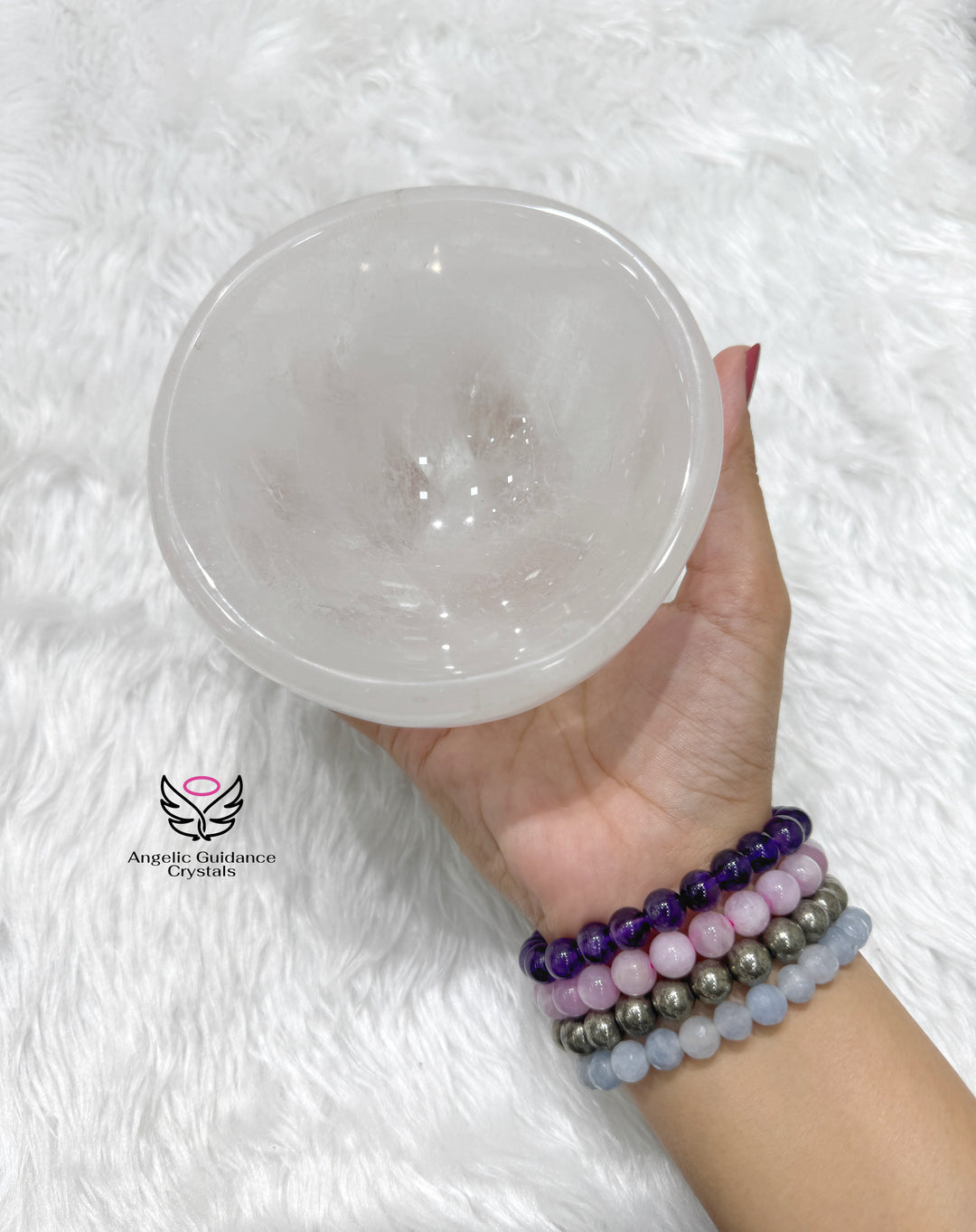 Clear Quartz Bowl AAA
