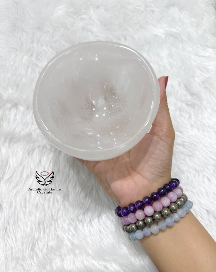 Clear Quartz Bowl AAA