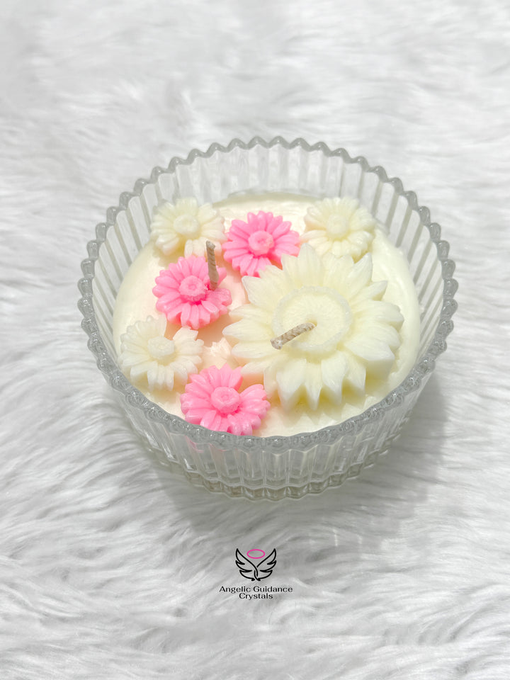 Flower Bowl Candle
