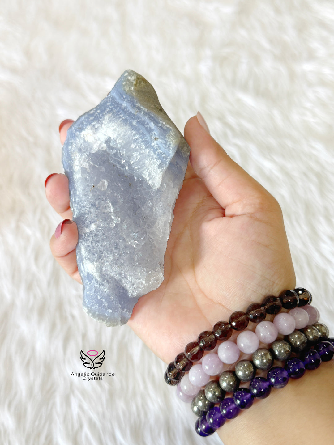 Blue Lace Agate Cluster Large