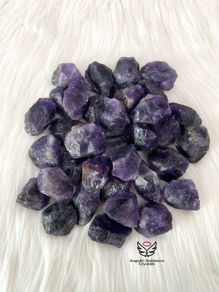 Amethyst Raw Stone Dark Medium