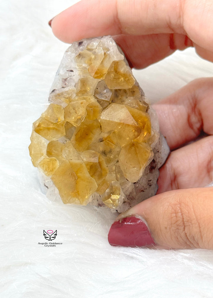 Citrine Cluster Small