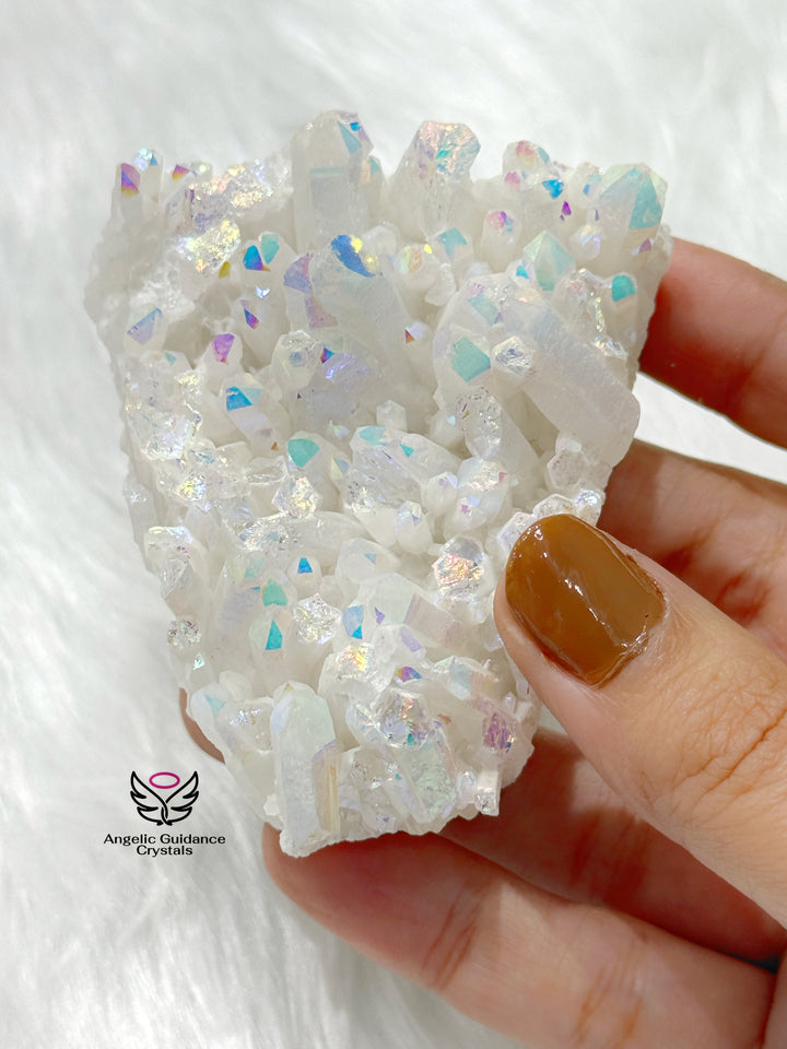 Angel Aura Quartz Cluster AAA 3