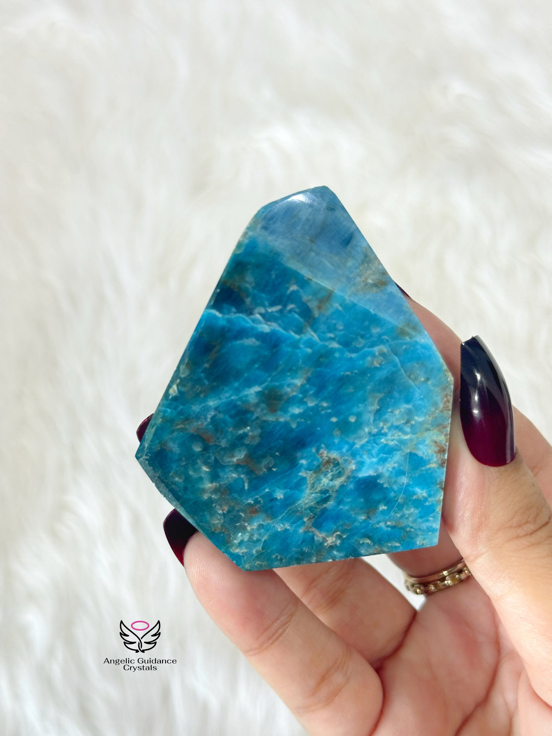 Blue Apatite Freeform Large