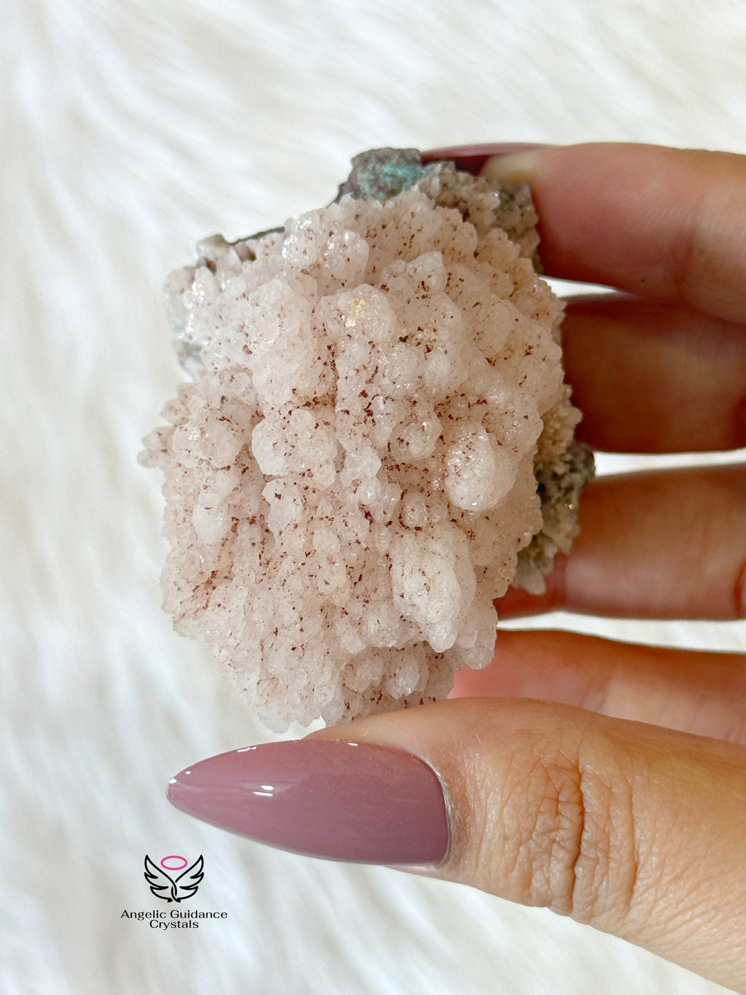 Pink Mangano Calcite Cluster