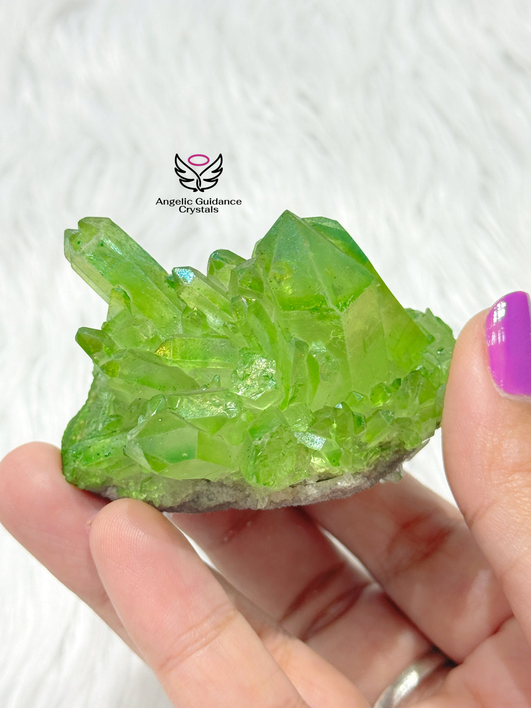 Green Aura Quartz Cluster Small