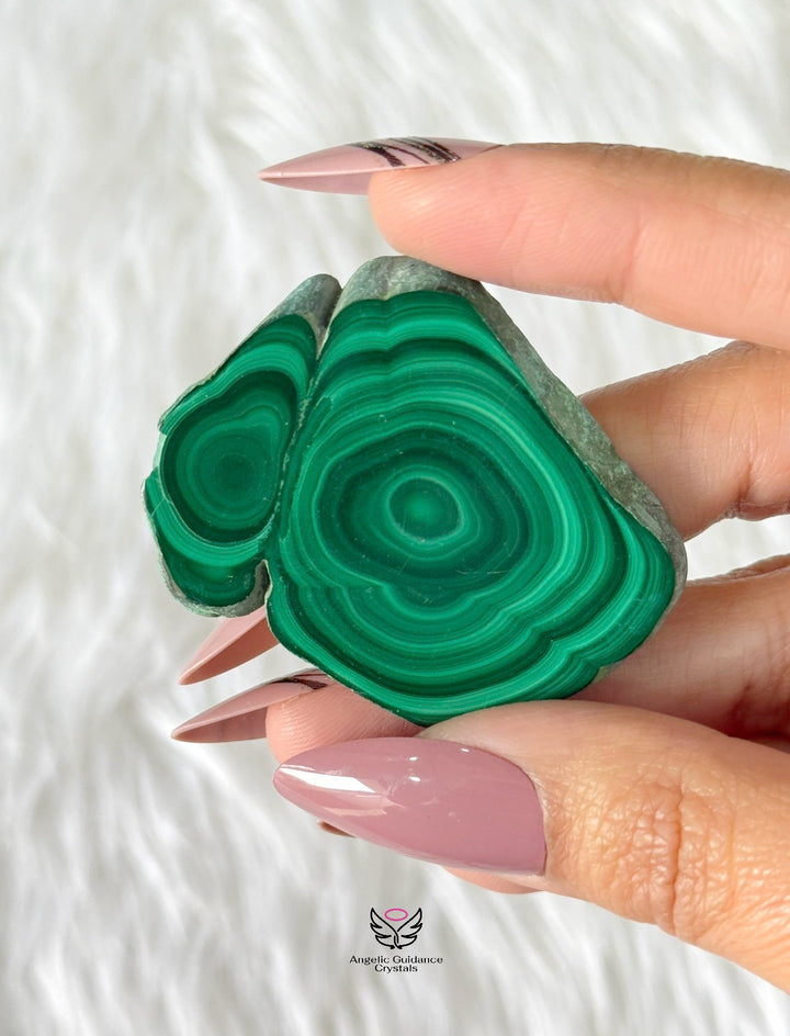 Malachite Raw Slice Small