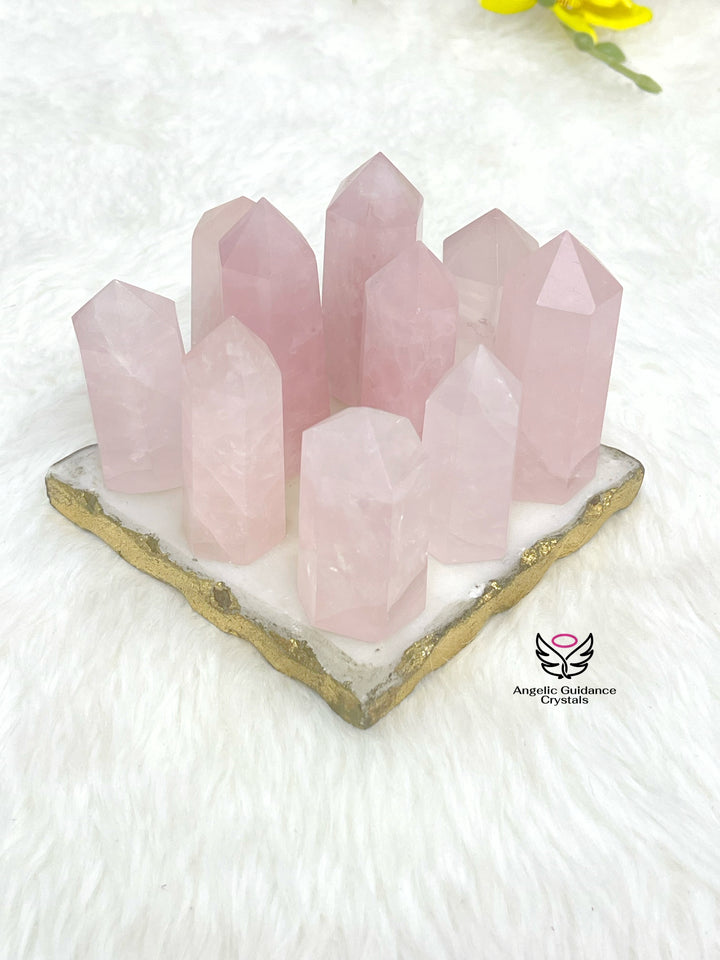 Rose Quartz Tower Small