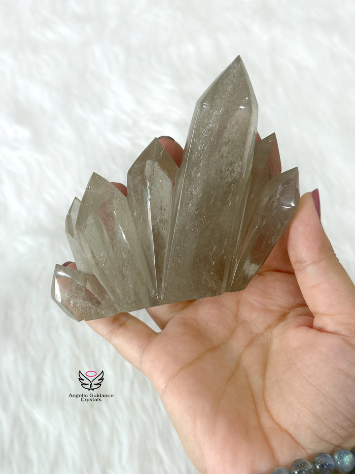 Smoky Quartz Multi Tower 1