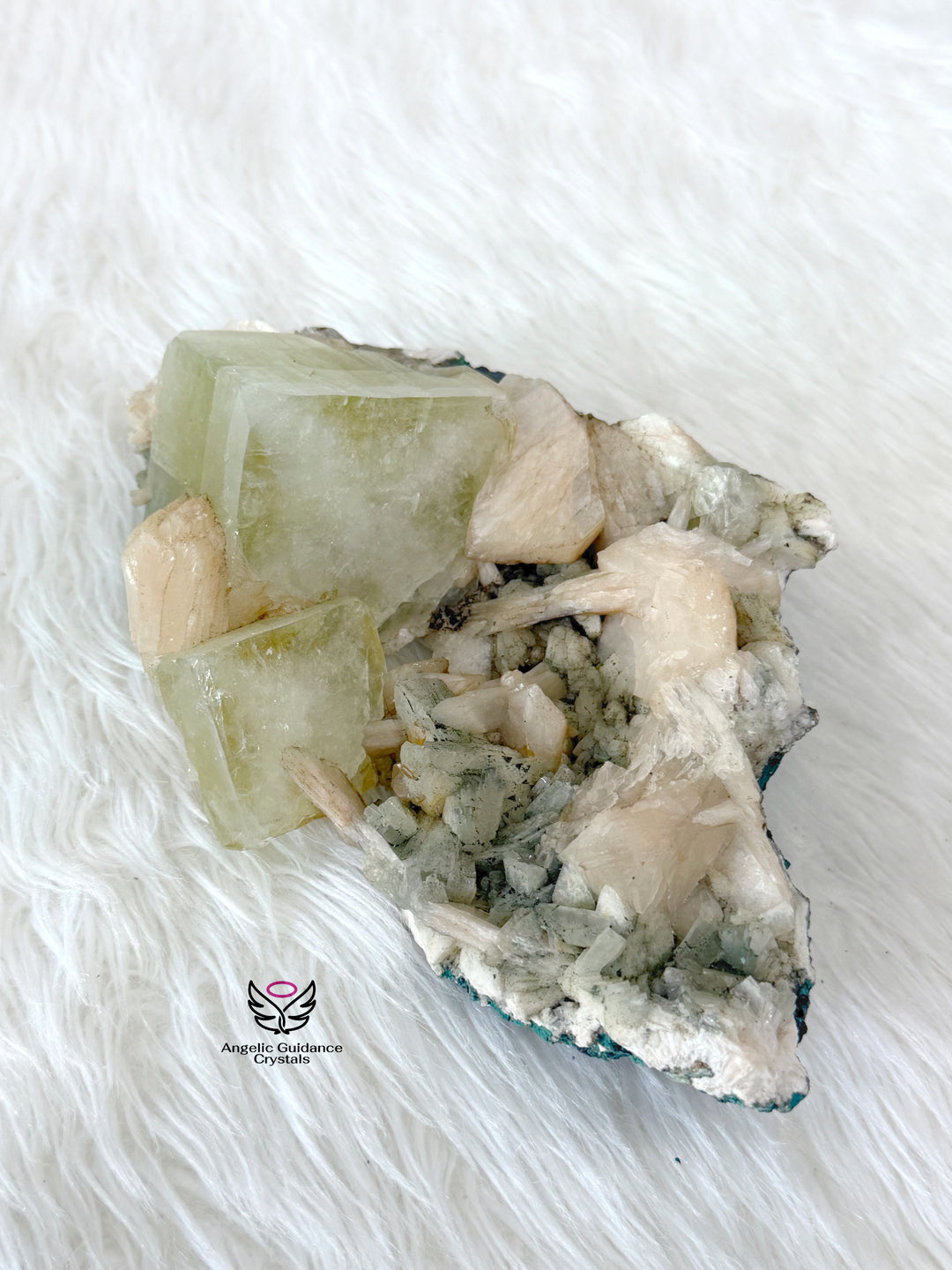 Green Apophyllite Cluster 