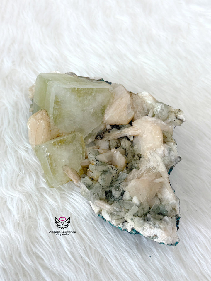 Green Apophyllite Cluster 