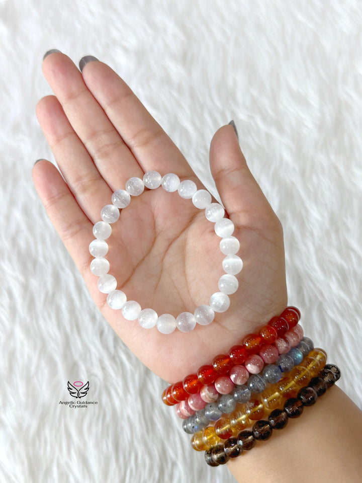 Selenite Bracelet 8mm