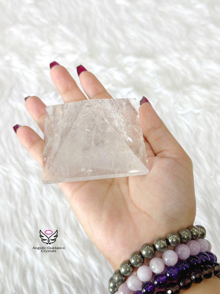 Clear Quartz Pyramid Large