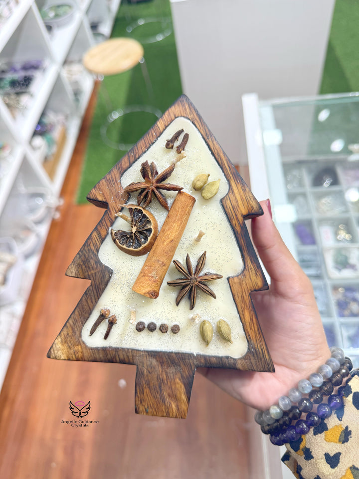 Aura Protection Christmas Candle