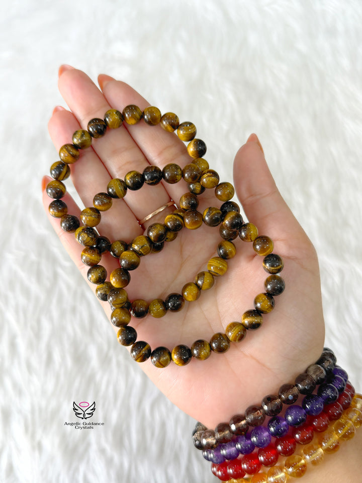 Tigers Eye Bracelet 8mm