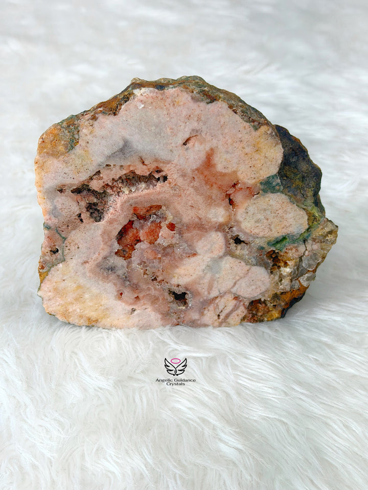 Pink Amethyst Druzy Freeform 3
