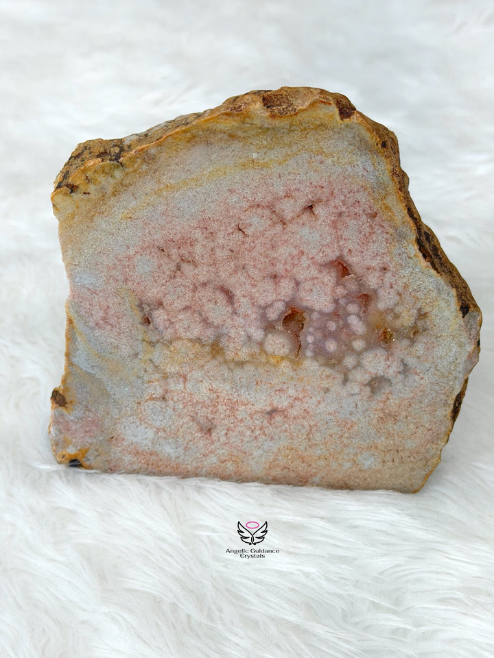 Pink Amethyst Druzy Freeform 2