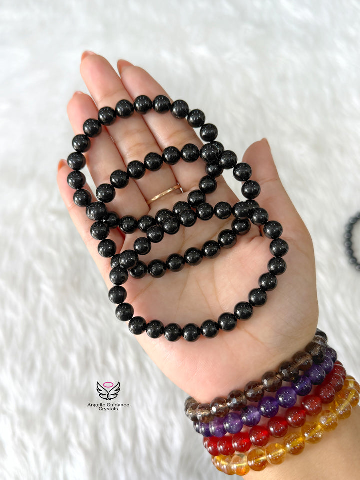 Black Tourmaline Bracelet 8mm