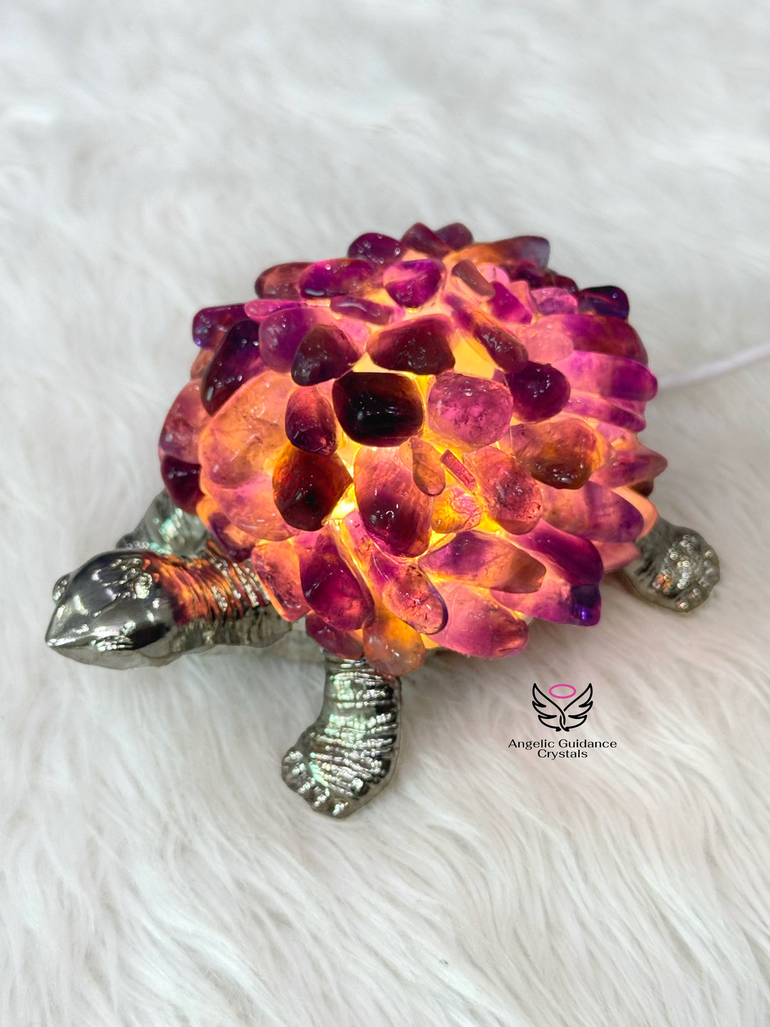 Amethyst Tortoise Lamp 1