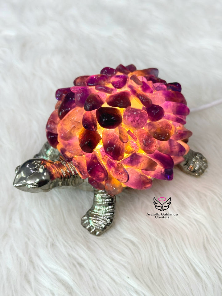 Amethyst Tortoise Lamp 1