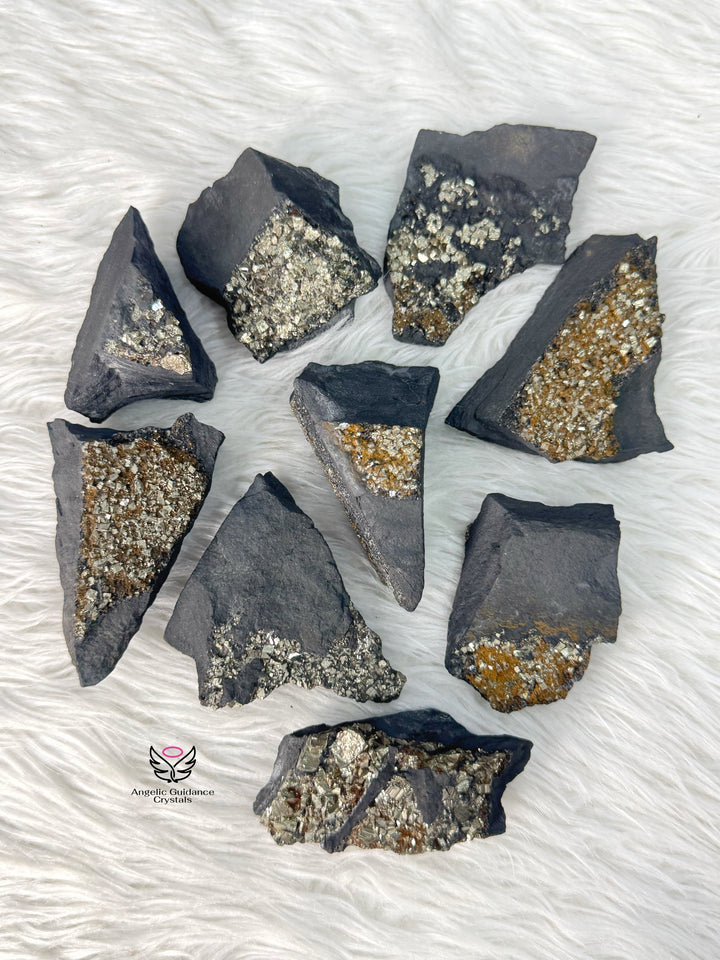Shungite With Pyrite Rawstone Medium