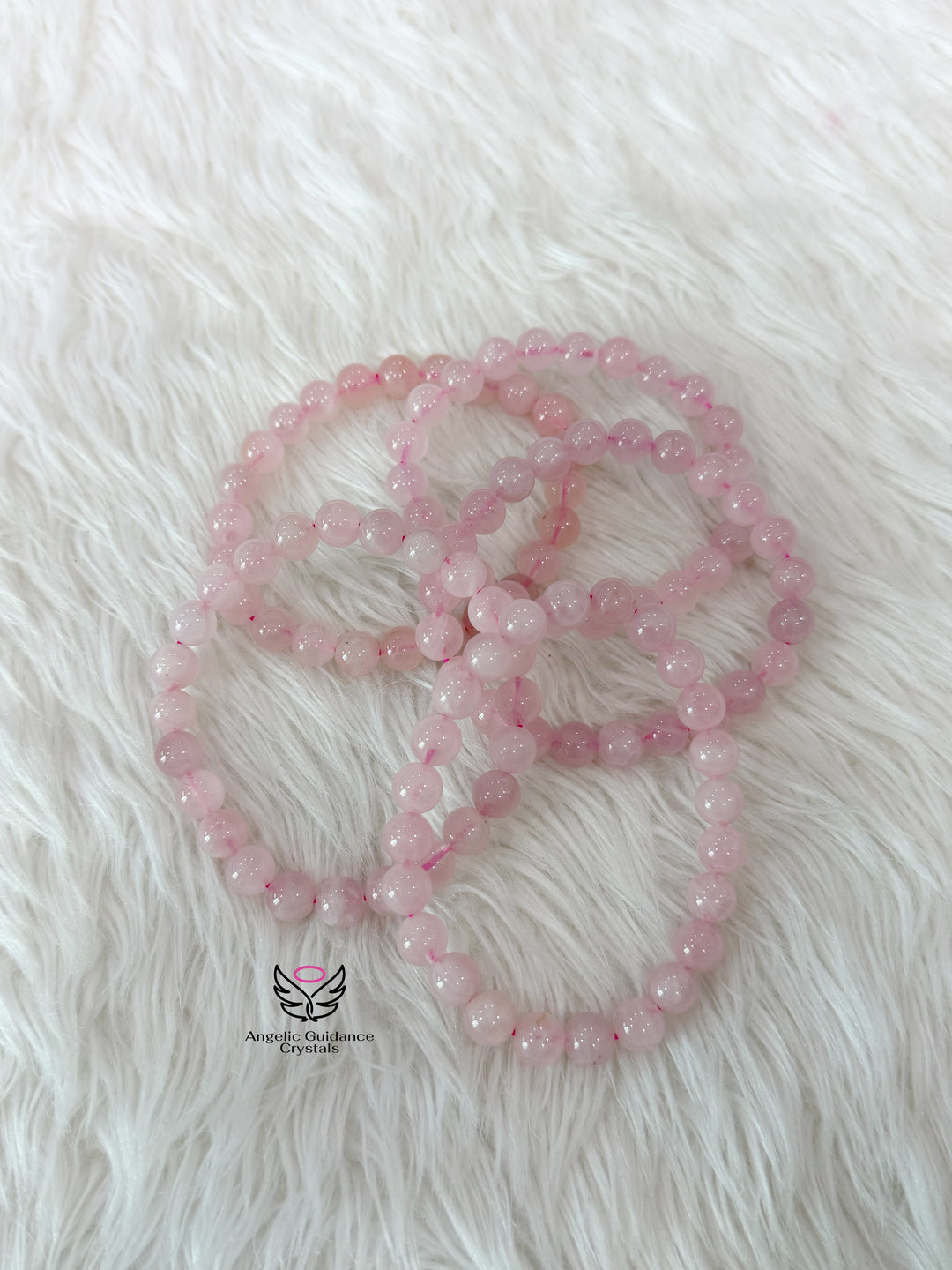 Rose Quartz Bracelet 8mm Aaa